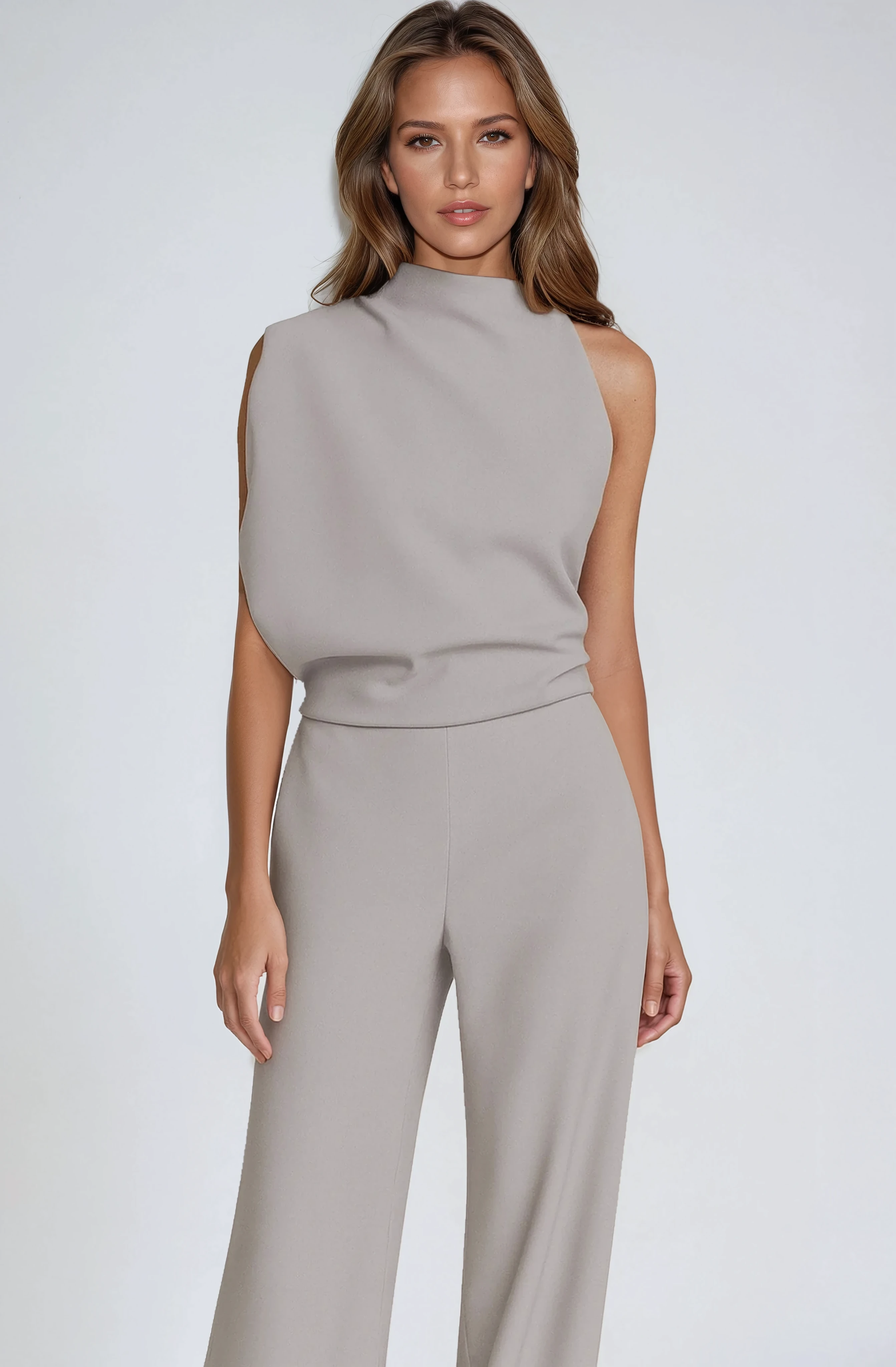 Elegant ELEGANCE | ASYMMETRIC ONE-SHOULDER JUMPSUIT