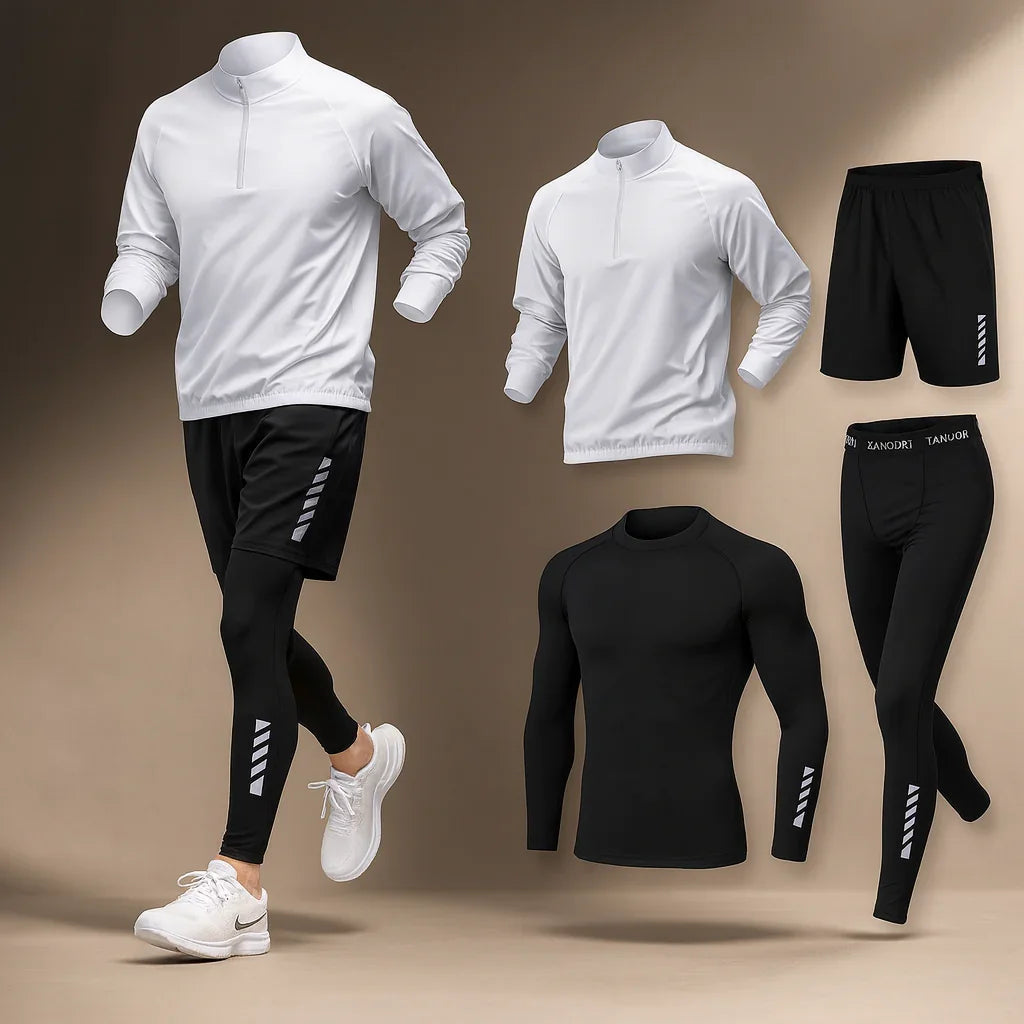 Completo Sportivo da Uomo | Outfit con Maglia e Pantaloni da Allenamento