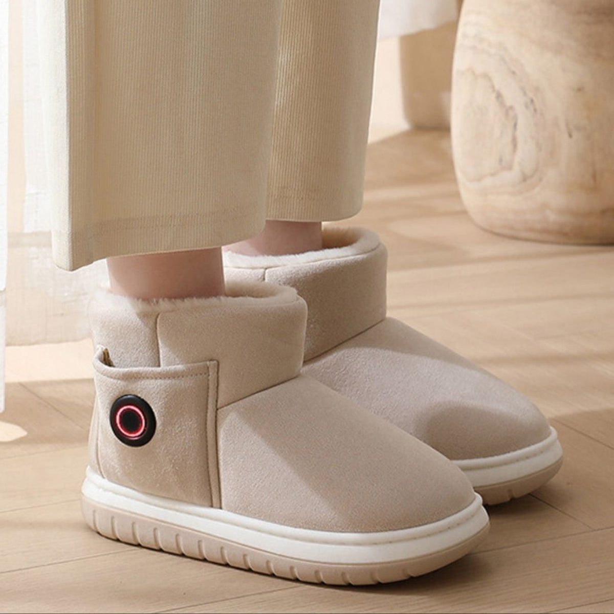 Beheizte Winterschuhe | Warme Wiederaufladbare Hausschuhe