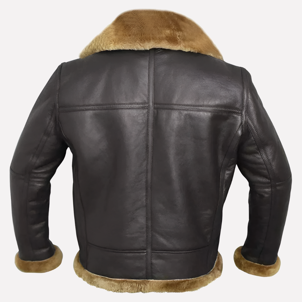 Chaqueta para hombre estilo piel de oveja