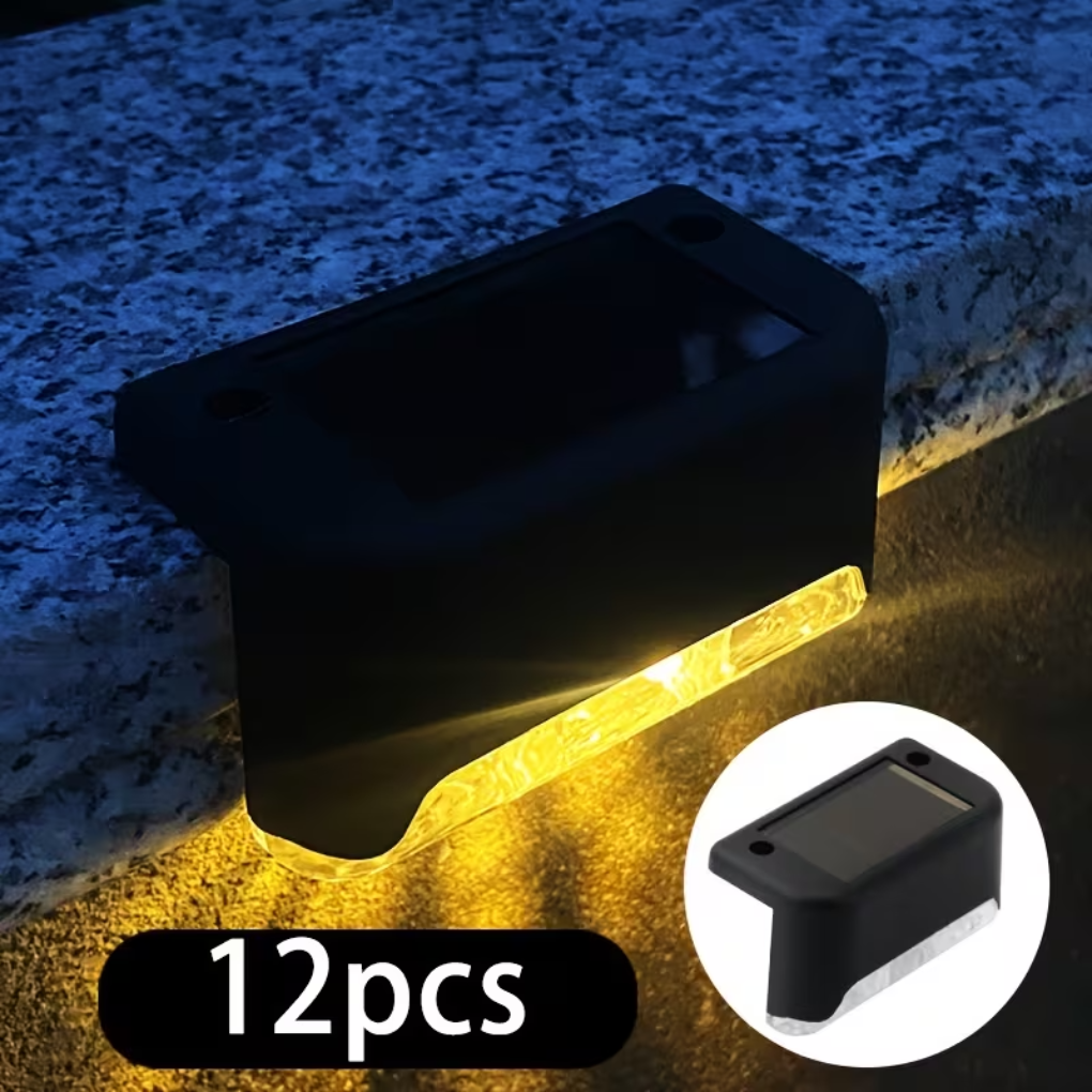 Luces solares para terraza y cerca exteriores