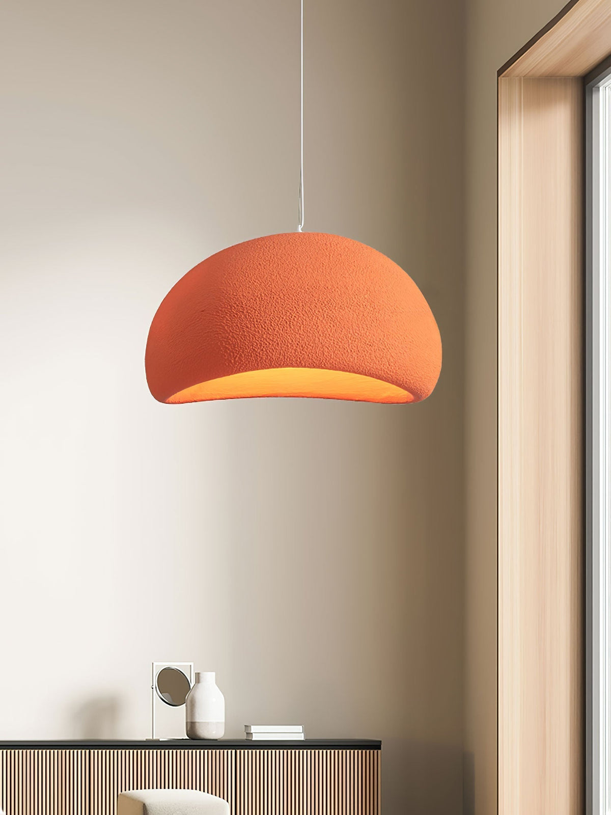 Lampadario moderno minimalista a cupola con LED a 1 luce