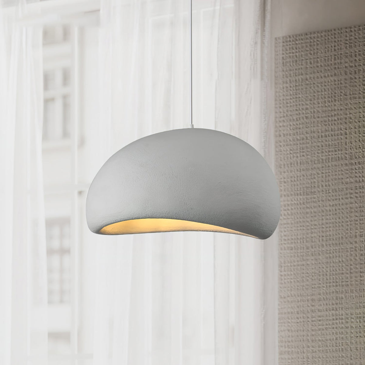 Lampadario moderno minimalista a cupola con LED a 1 luce