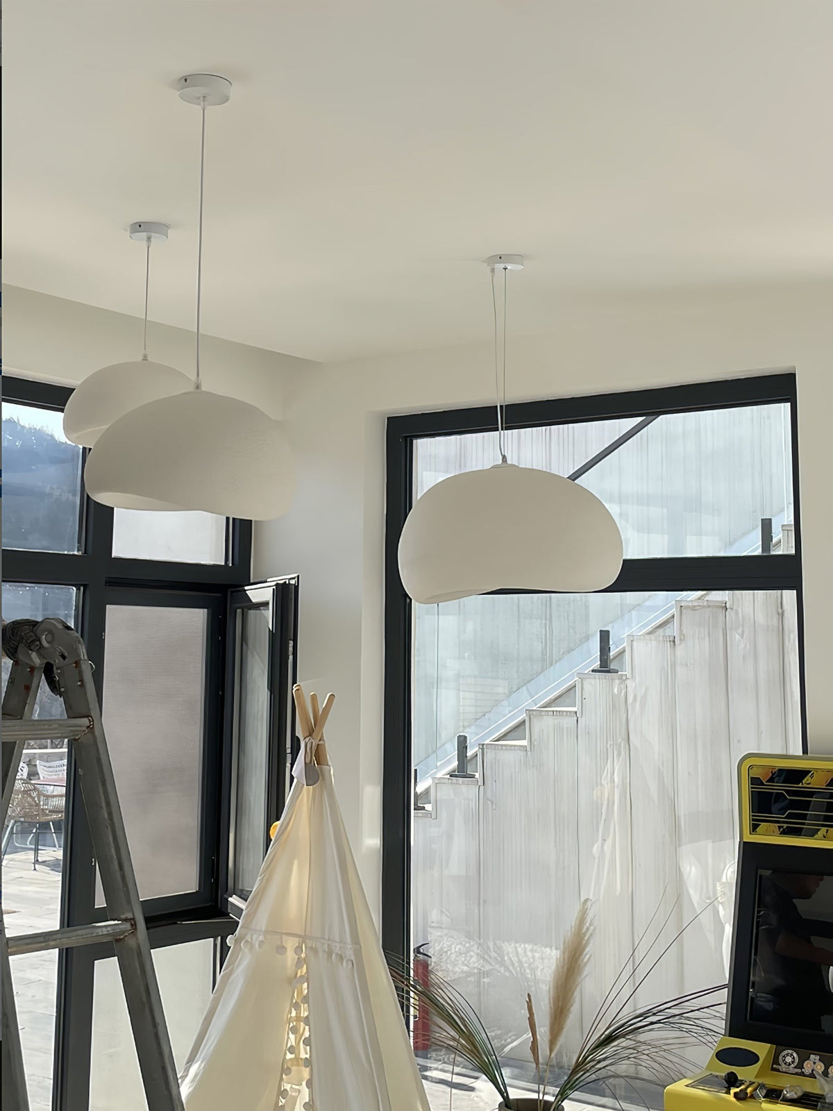 Lampadario moderno minimalista a cupola con LED a 1 luce