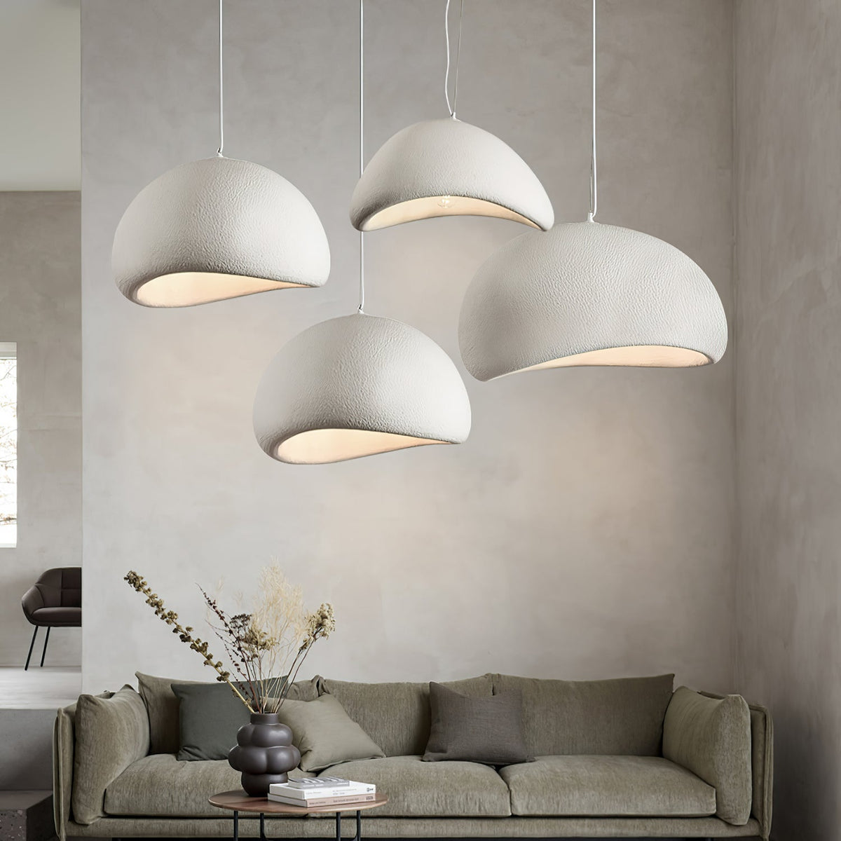 Lampadario moderno minimalista a cupola con LED a 1 luce