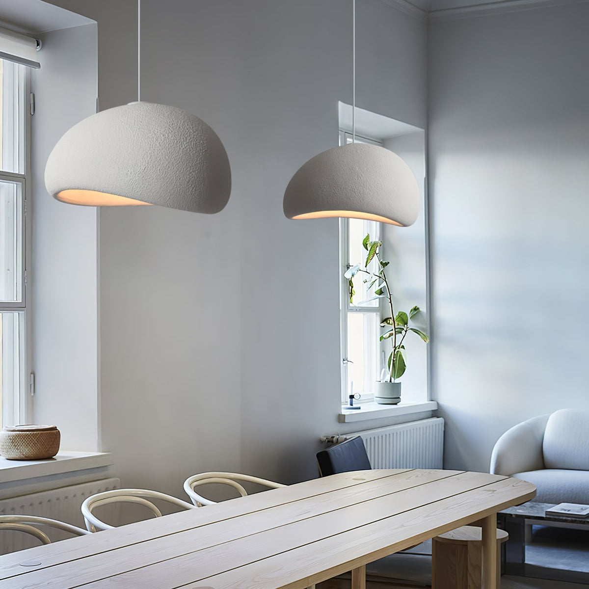 Lampadario moderno minimalista a cupola con LED a 1 luce