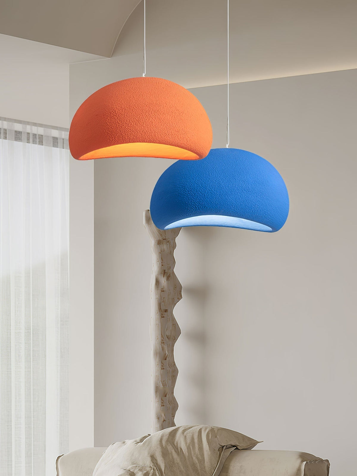 Lampadario moderno minimalista a cupola con LED a 1 luce