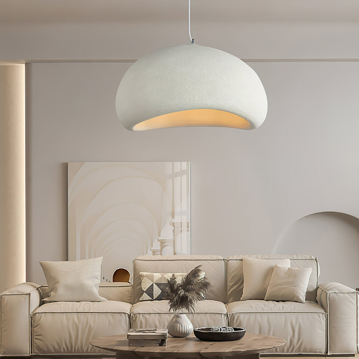 Lampadario moderno minimalista a cupola con LED a 1 luce