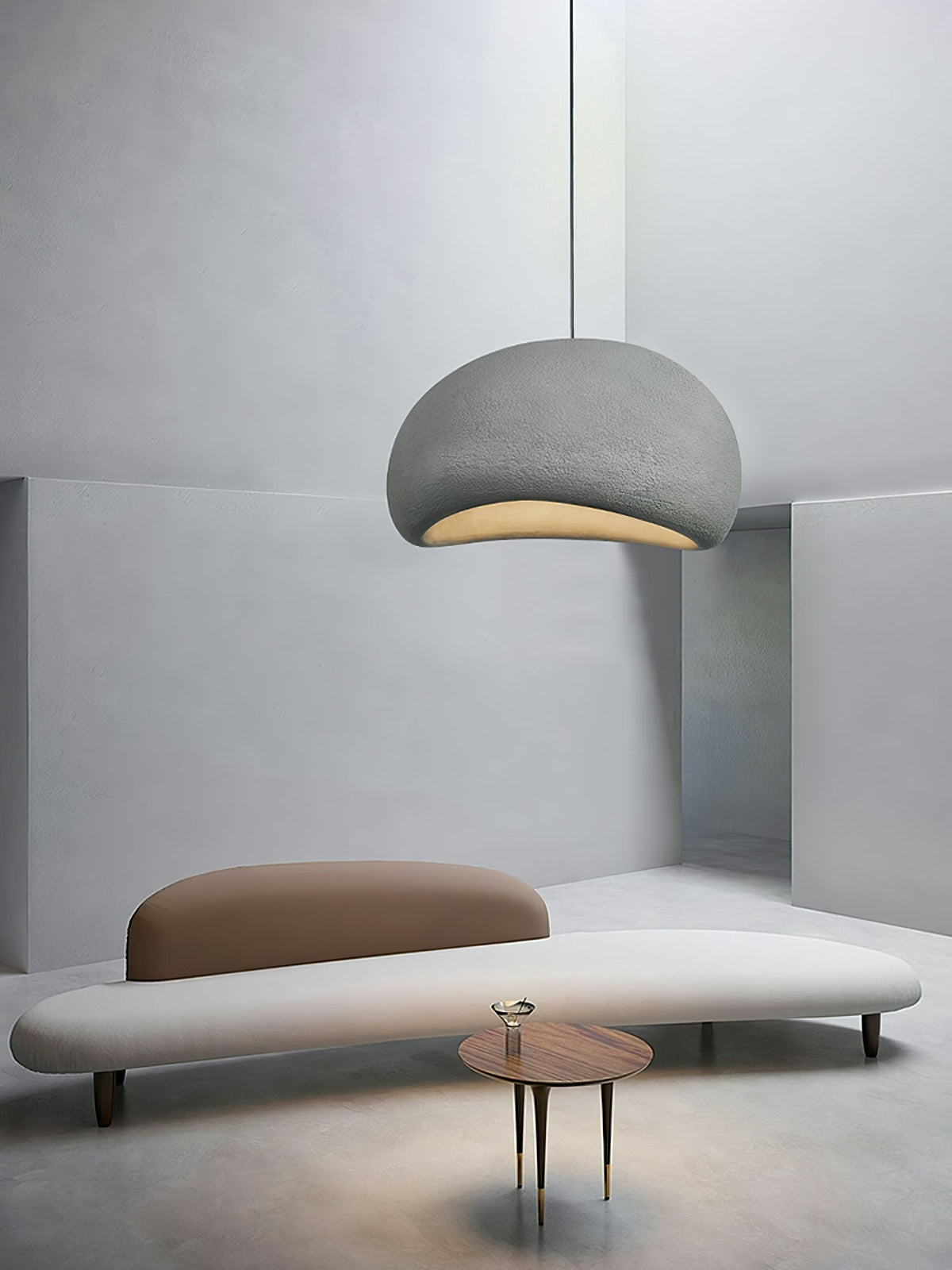 Lampadario moderno minimalista a cupola con LED a 1 luce