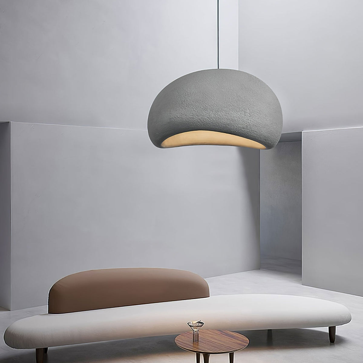 Lampadario moderno minimalista a cupola con LED a 1 luce