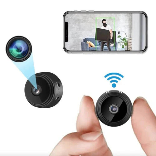 EyeGuard | Kompakte WiFi-Sicherheitskamera mit HD-Nachtsicht