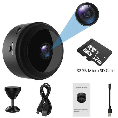 EyeGuard | Kompakte WiFi-Sicherheitskamera mit HD-Nachtsicht
