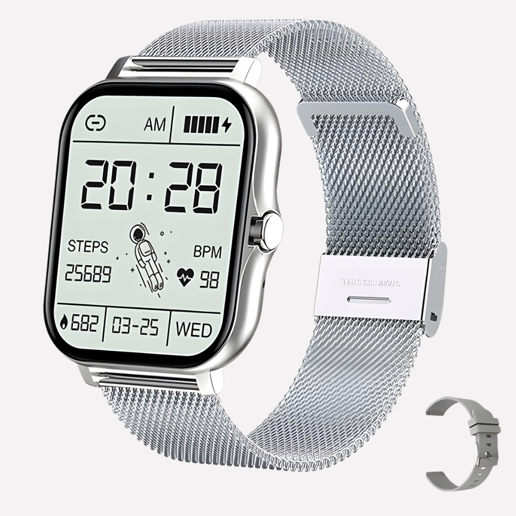 Smartwatch mit GPS und Sturzerkennung für tägliche Sicherheit