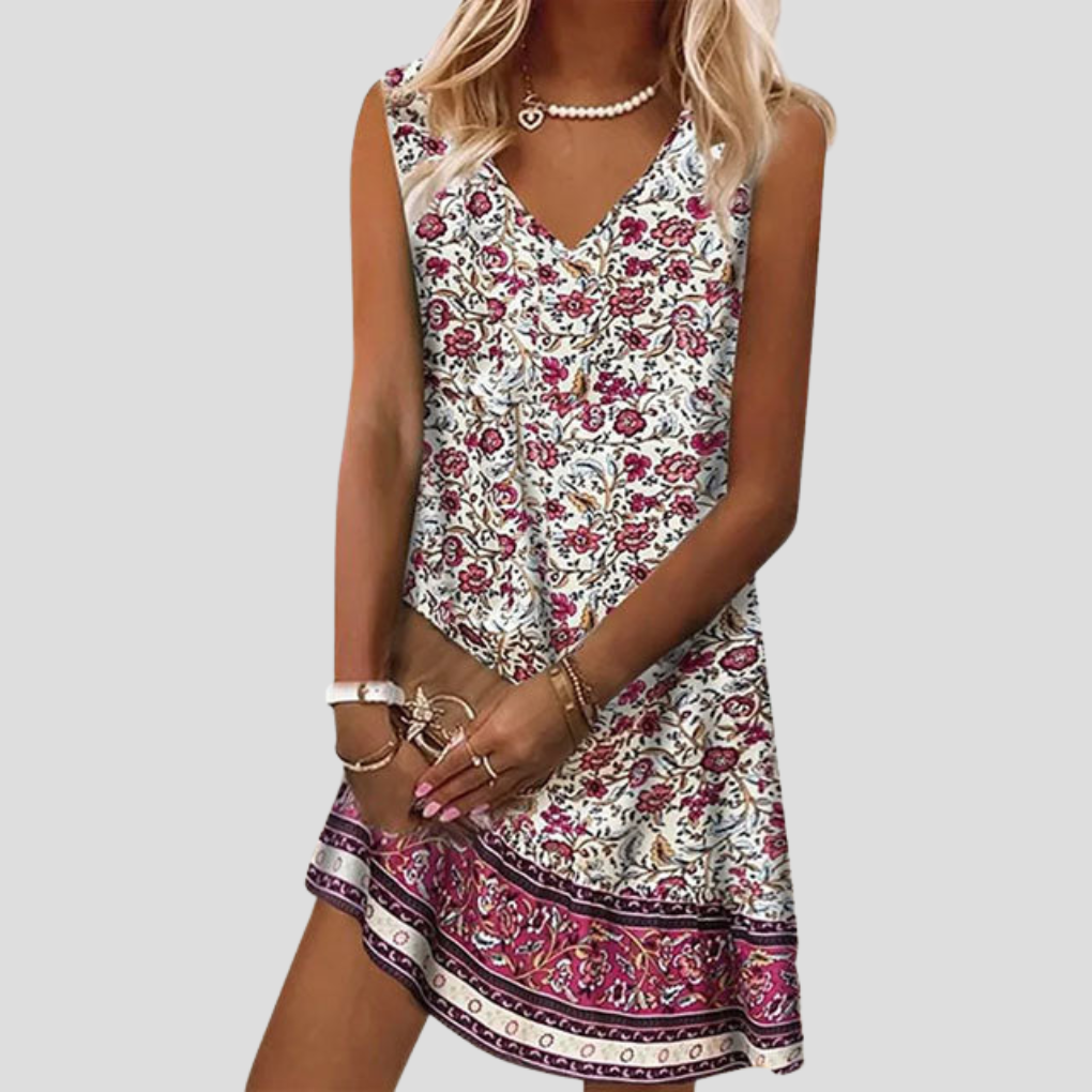 Damen Blumenkleid für den Strand