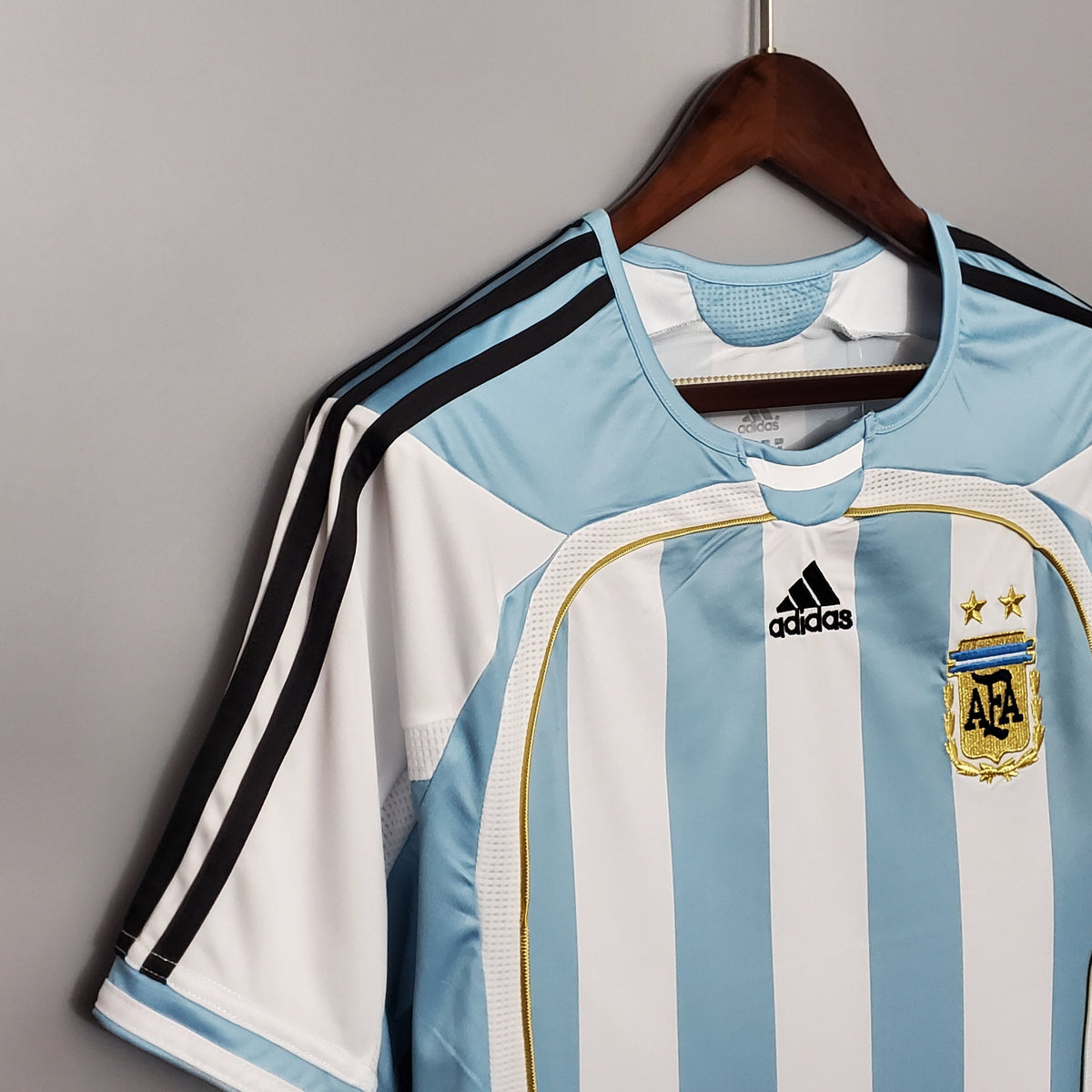 Camiseta de local de Messi Argentina Copa Mundial 2006