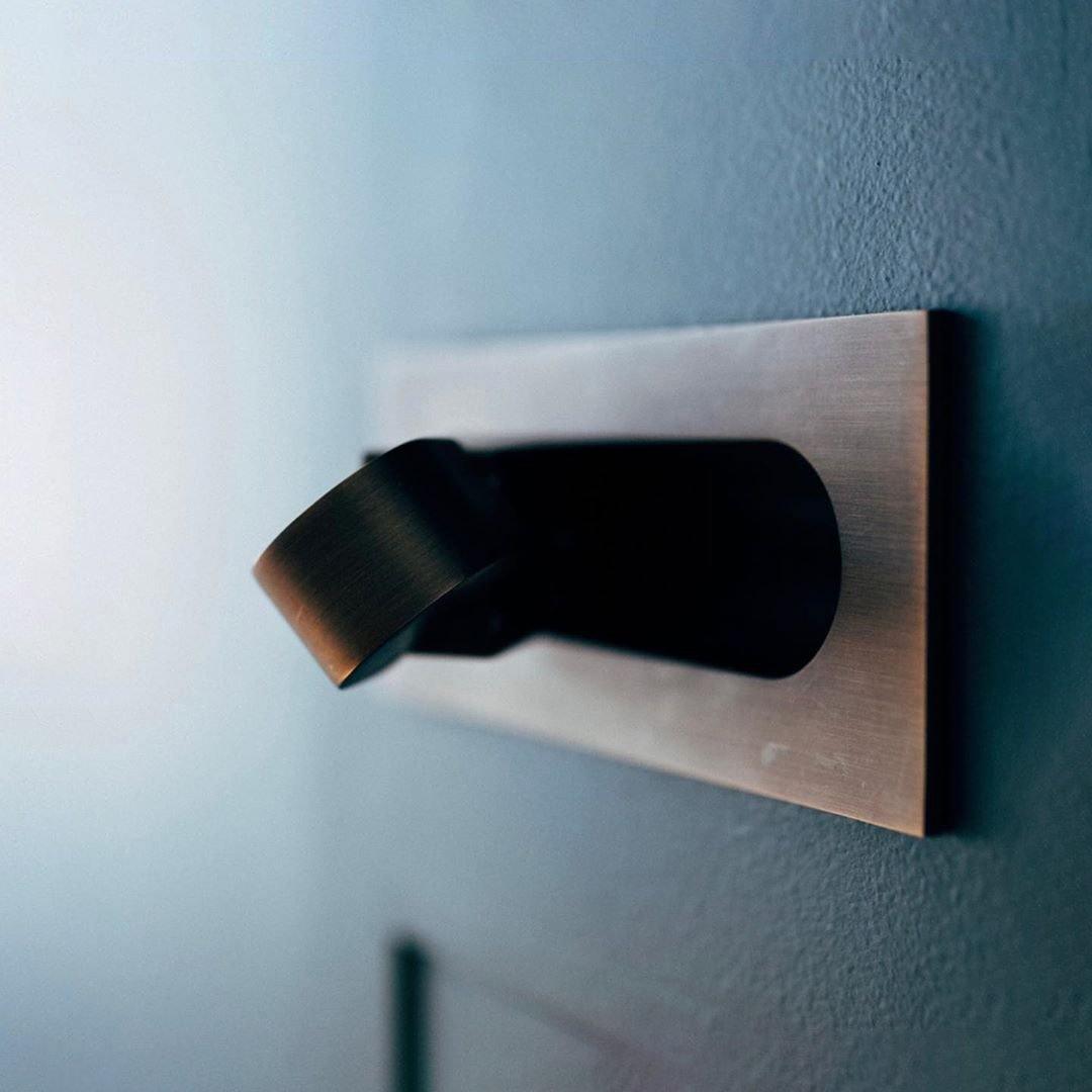 Aplique de pared LED rectangular empotrado ajustable moderno 1 luz
