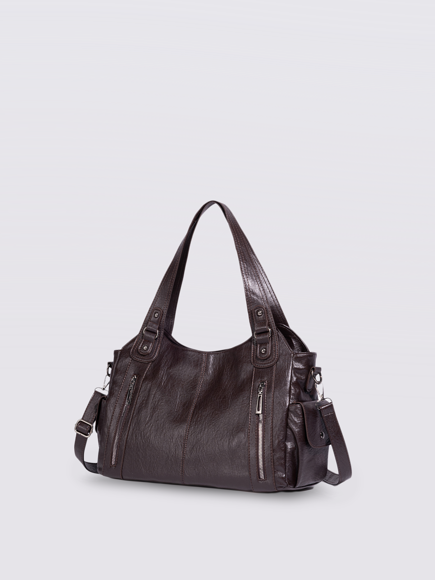 ELEGANCIA DIARIA | BOLSO TOTE DE CUERO NEGRO