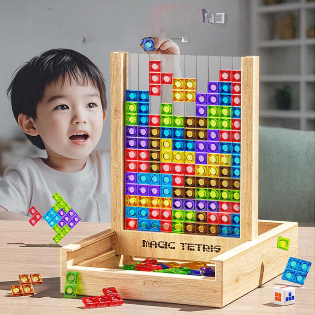 Ecoblock Tetris – Holzpuzzle-Spiel für alle Altersgruppen