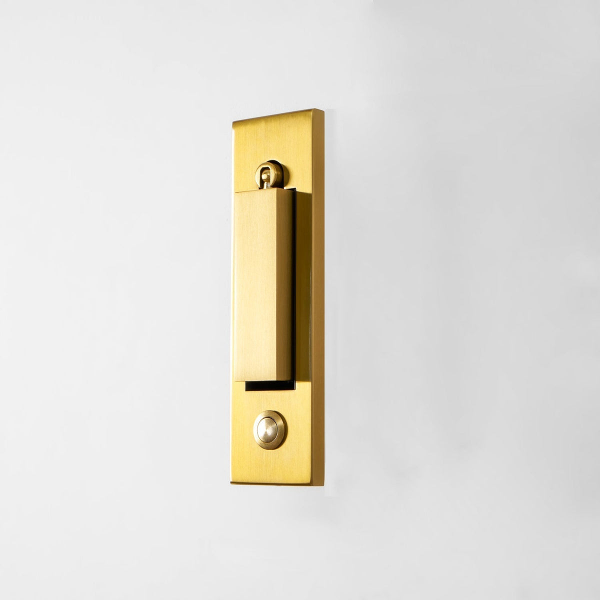 Aplique de pared moderno minimalista empotrado de aluminio con LED 1 luz