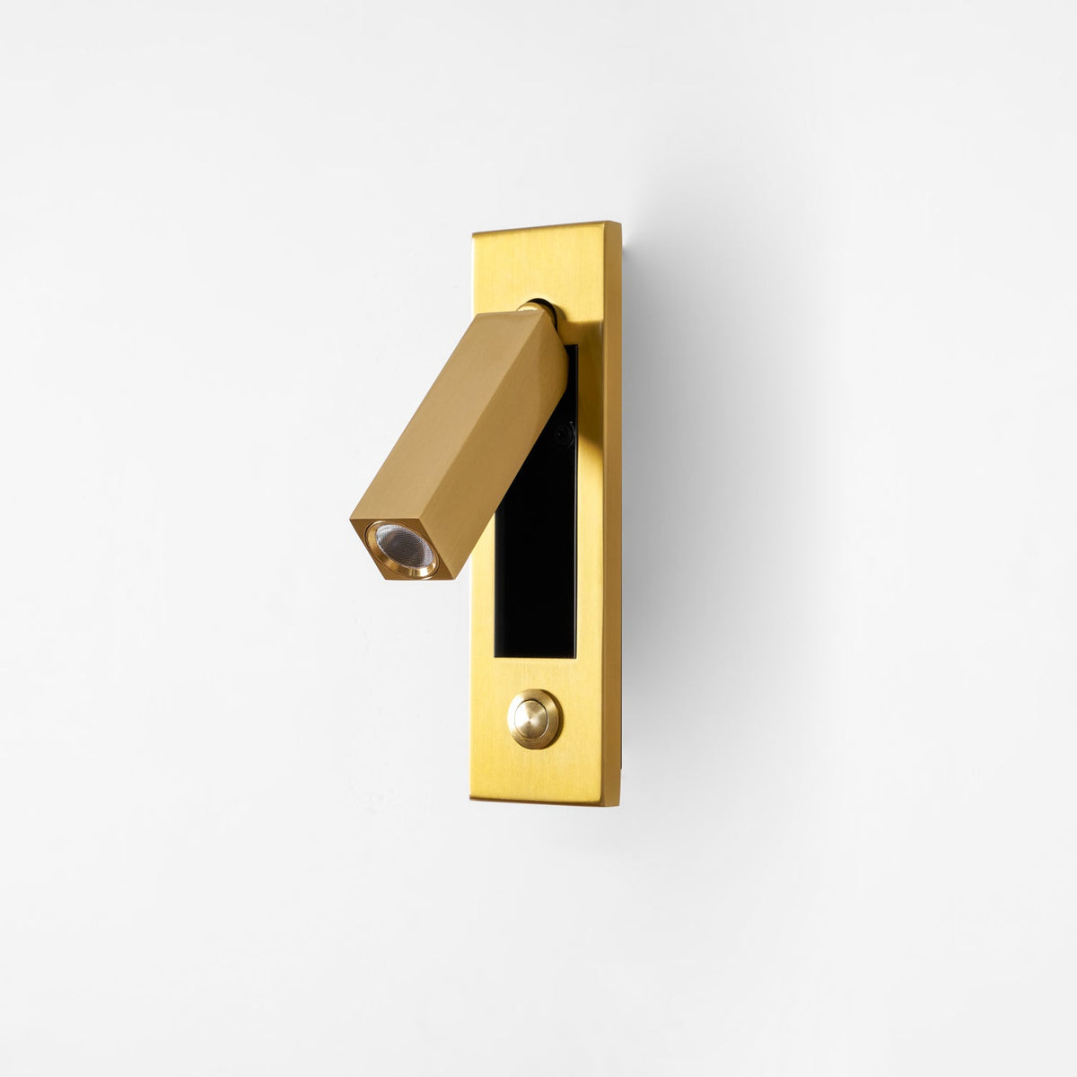 Aplique de pared moderno minimalista empotrado de aluminio con LED 1 luz