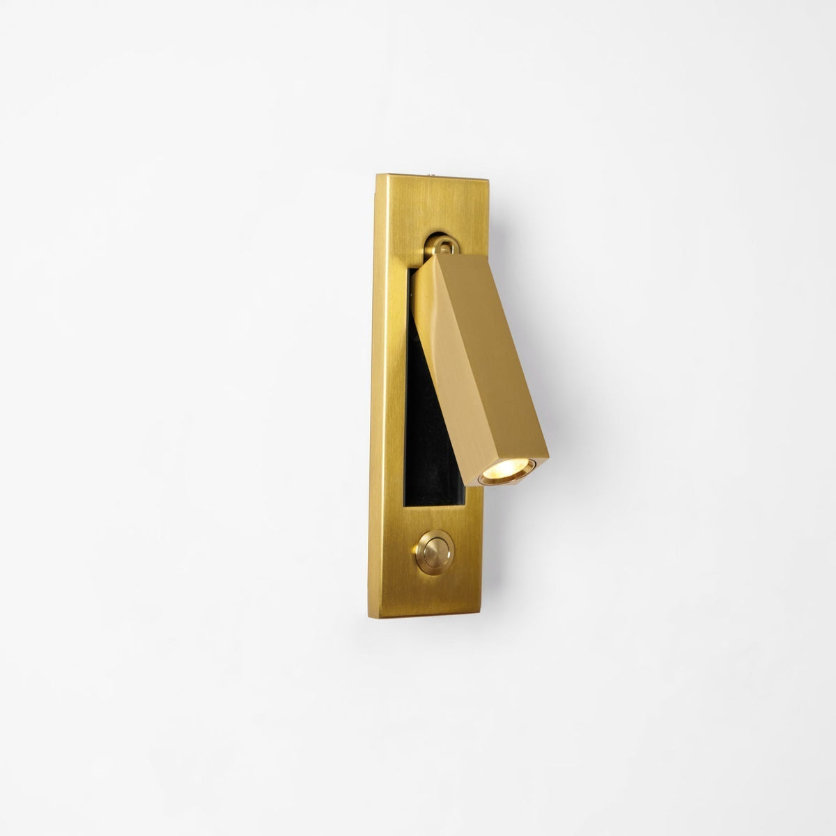 Aplique de pared moderno minimalista empotrado de aluminio con LED 1 luz