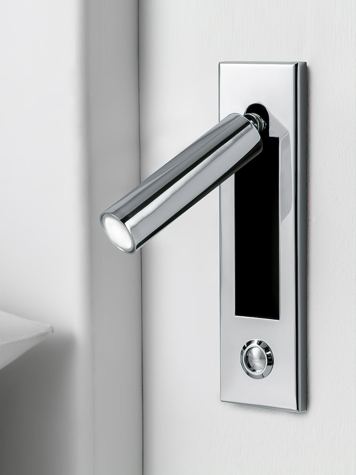 Aplique de pared moderno minimalista empotrado de aluminio con LED 1 luz