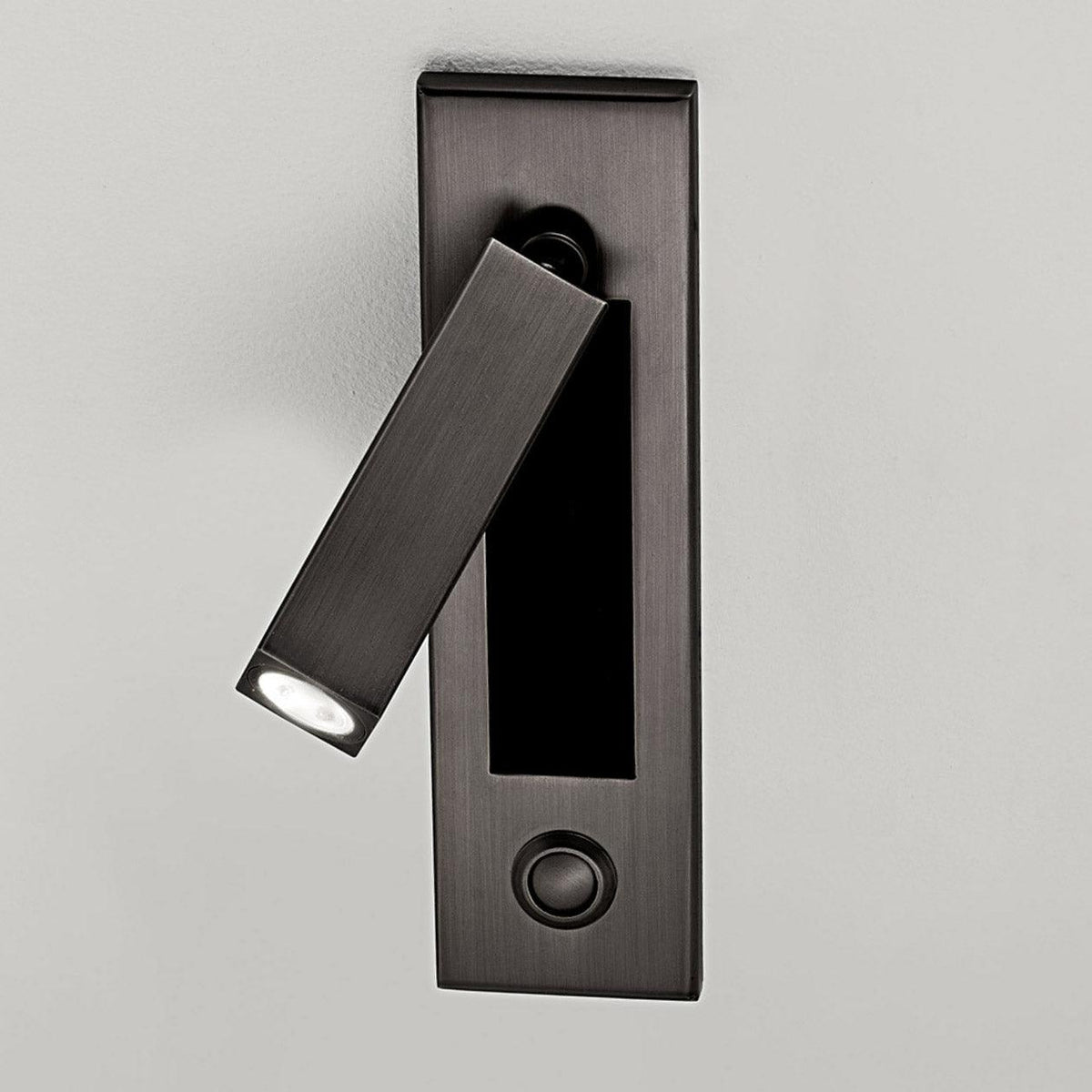 Aplique de pared moderno minimalista empotrado de aluminio con LED 1 luz