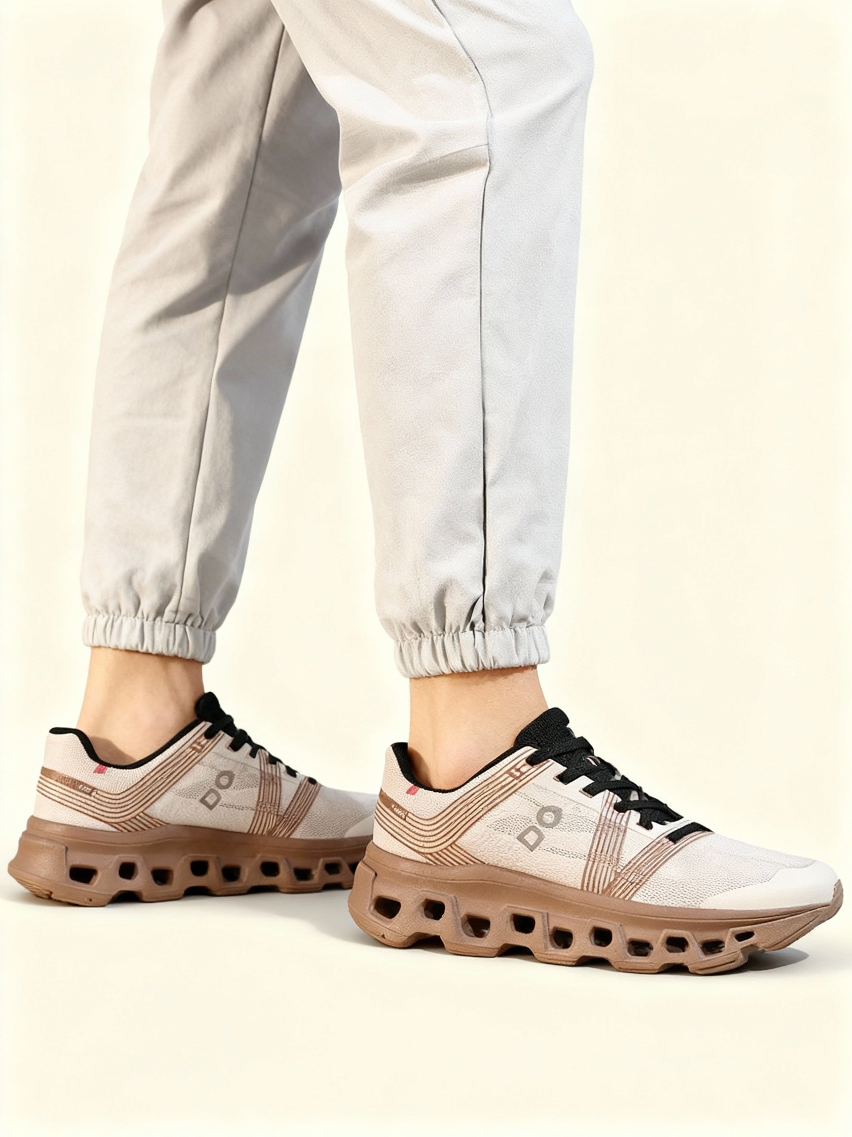 Puili Men's Sneakers | Cotton Fabric Upper | Breathable, Lightweight, Lace-Up