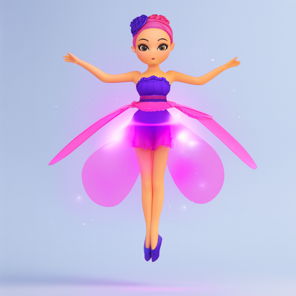 Vliegende fee prinses speelgoed oplaadbare LED hand sensor voor kinderen