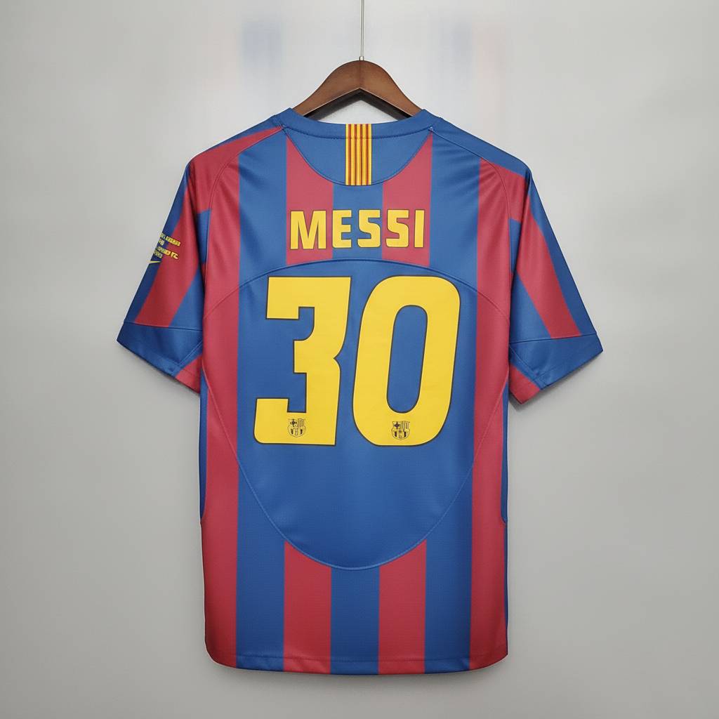Maglia Home Barcellona Messi Champions League 2005/06