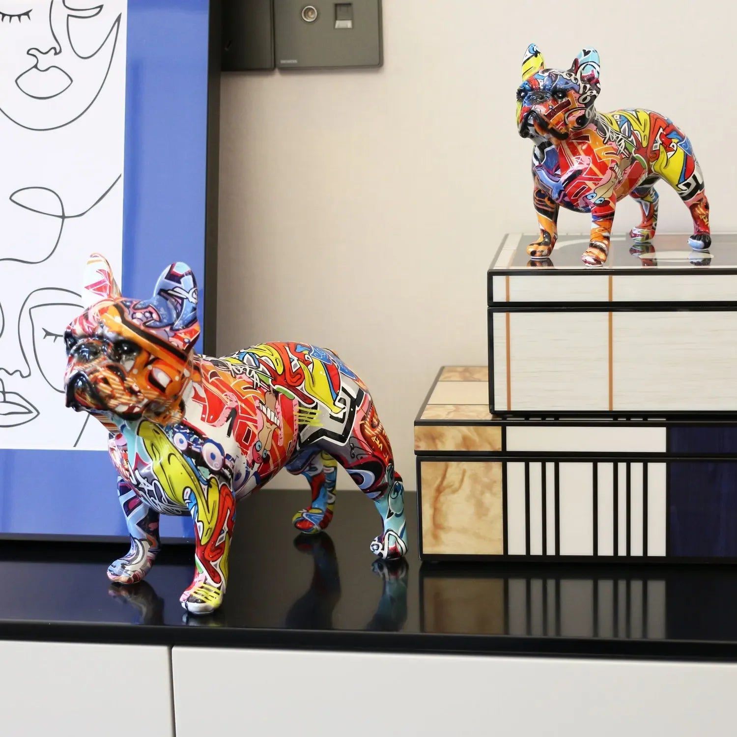 Dog Statue Decor | Artistic Home Accent