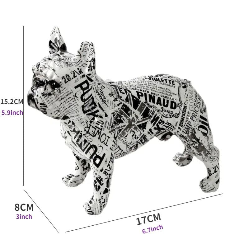 Dog Statue Decor | Artistic Home Accent