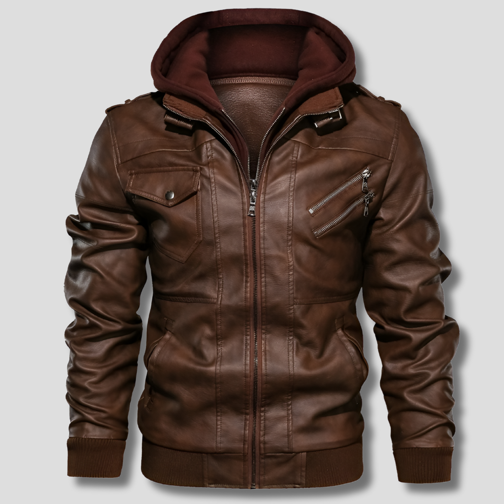 Chaqueta de Cuero para Hombre – Estilo Elevado con Atractivo Diario