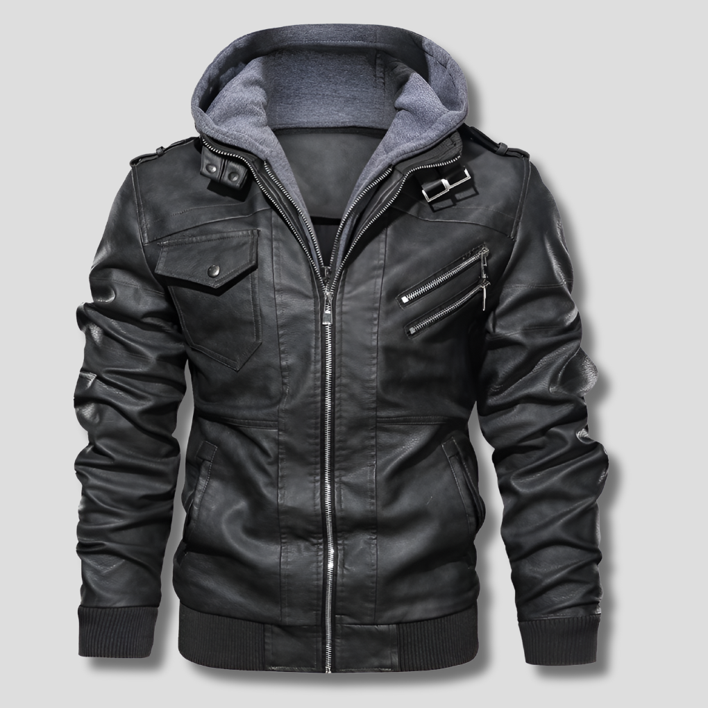 Chaqueta de Cuero para Hombre – Estilo Elevado con Atractivo Diario