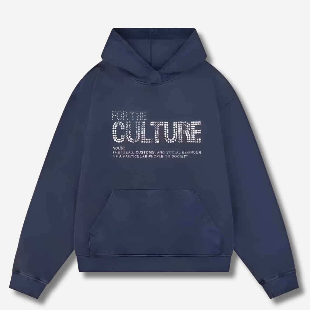 Sudadera con Capucha de Declaración – Estilo Callejero “For The Culture”