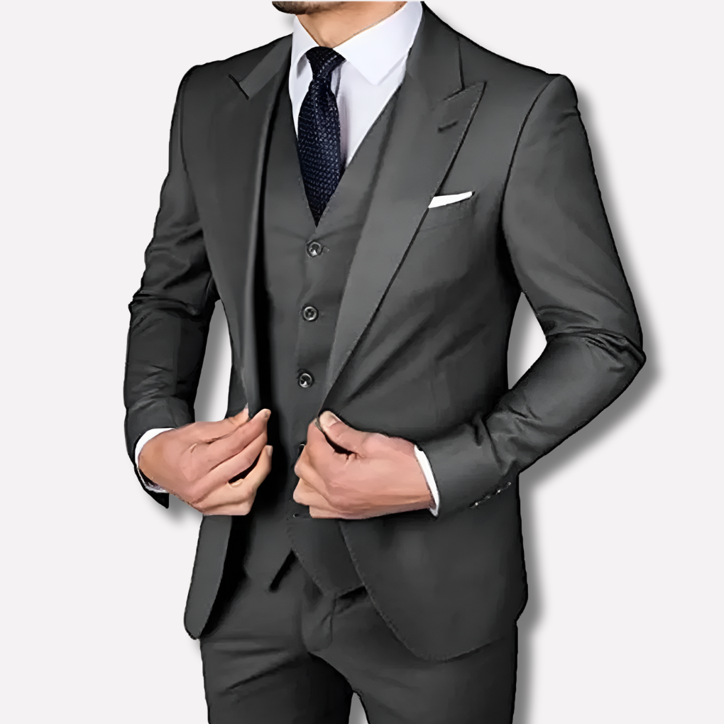 Traje de hombre ajustado de 3 piezas