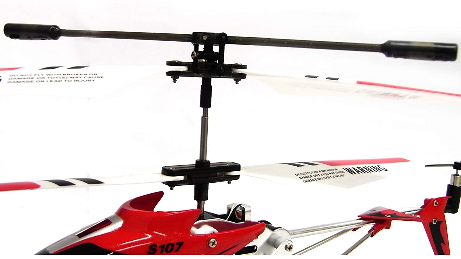 Helicóptero RC Mini 3.5CH Irrompible con Giroscopio Color Carmesí