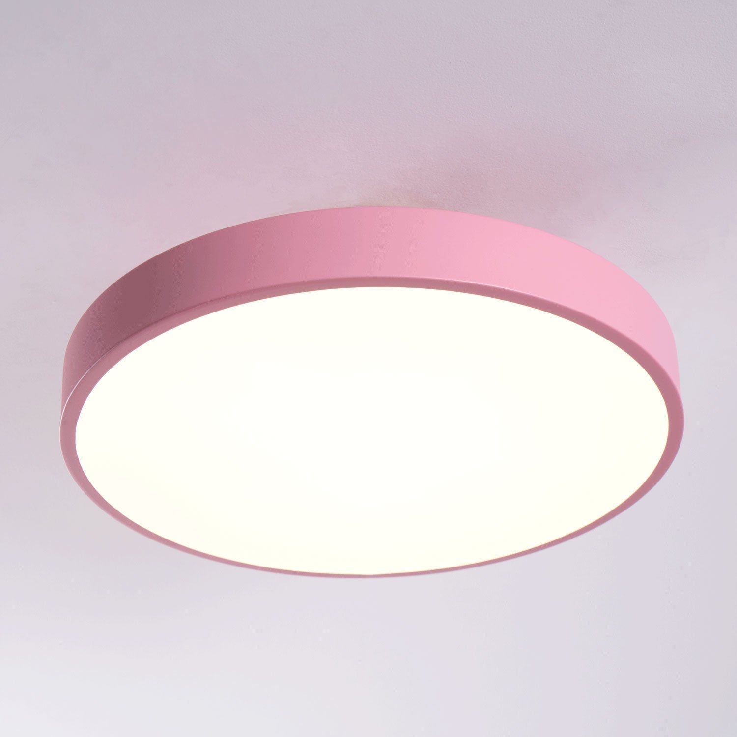 Moderner runder LED-Deckenleuchte mit Aufsatz 1-Flammig