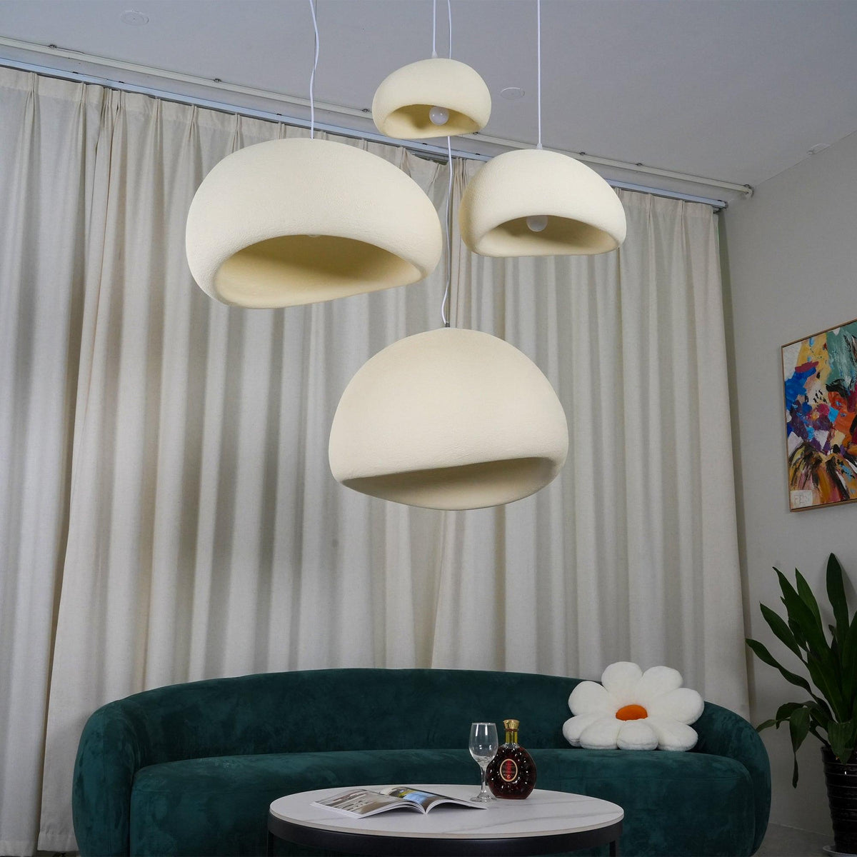 Lampadario moderno minimalista a cupola con LED a 1 luce