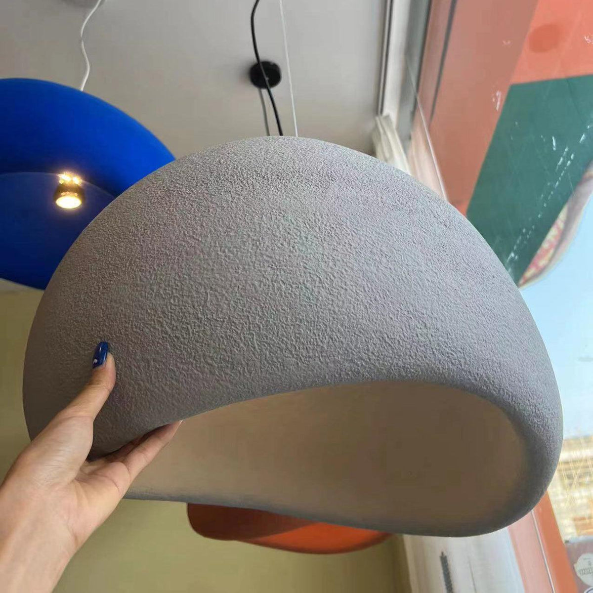 Lampadario moderno minimalista a cupola con LED a 1 luce