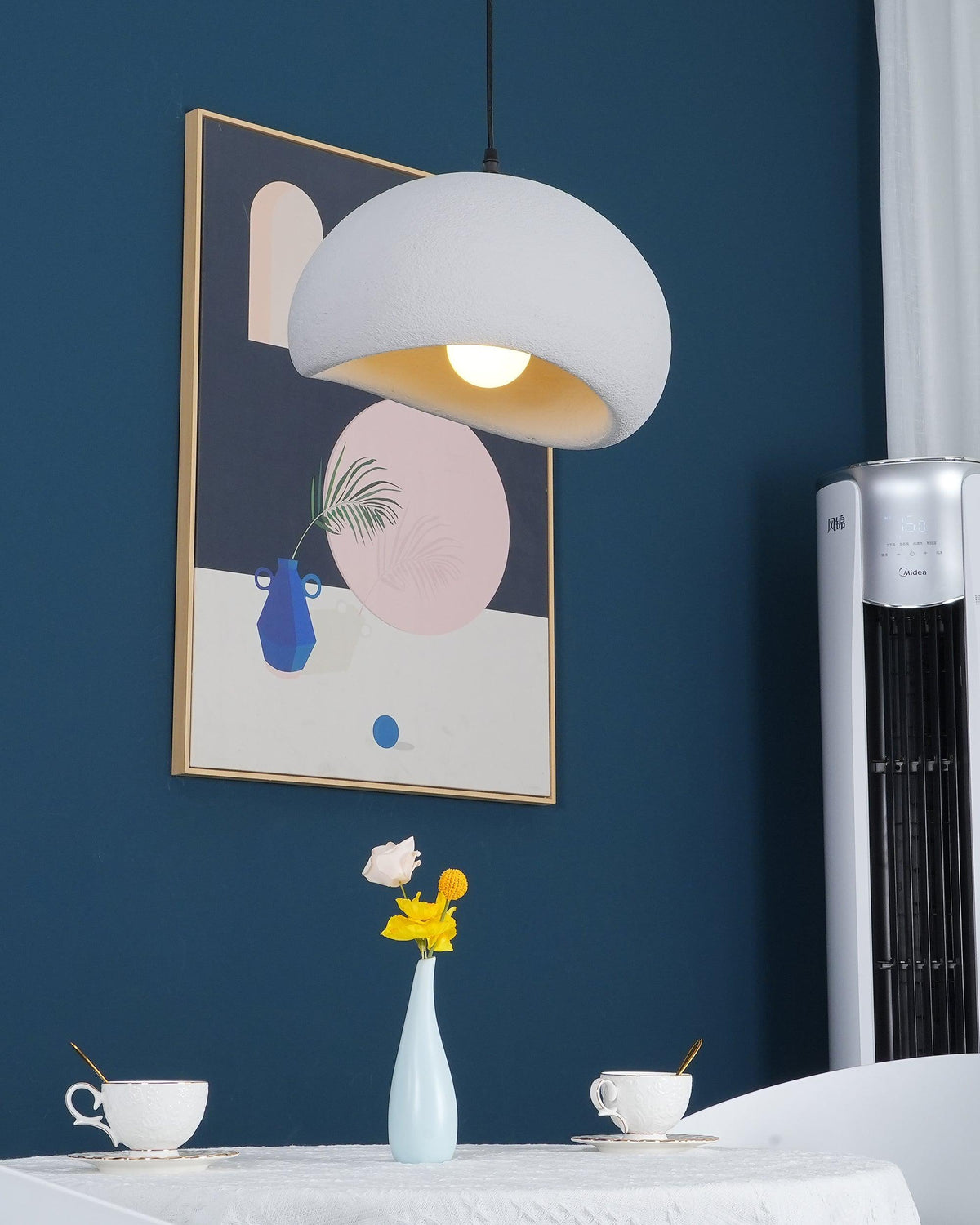 Lampadario moderno minimalista a cupola con LED a 1 luce
