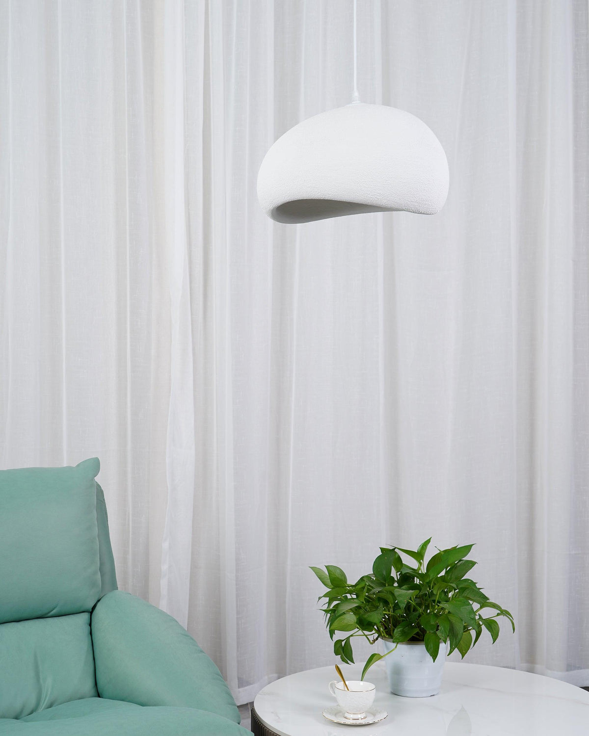 Lampadario moderno minimalista a cupola con LED a 1 luce
