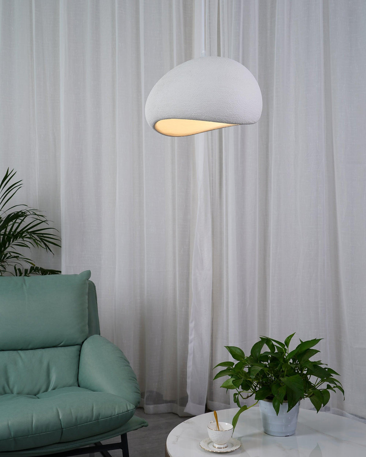 Lampadario moderno minimalista a cupola con LED a 1 luce