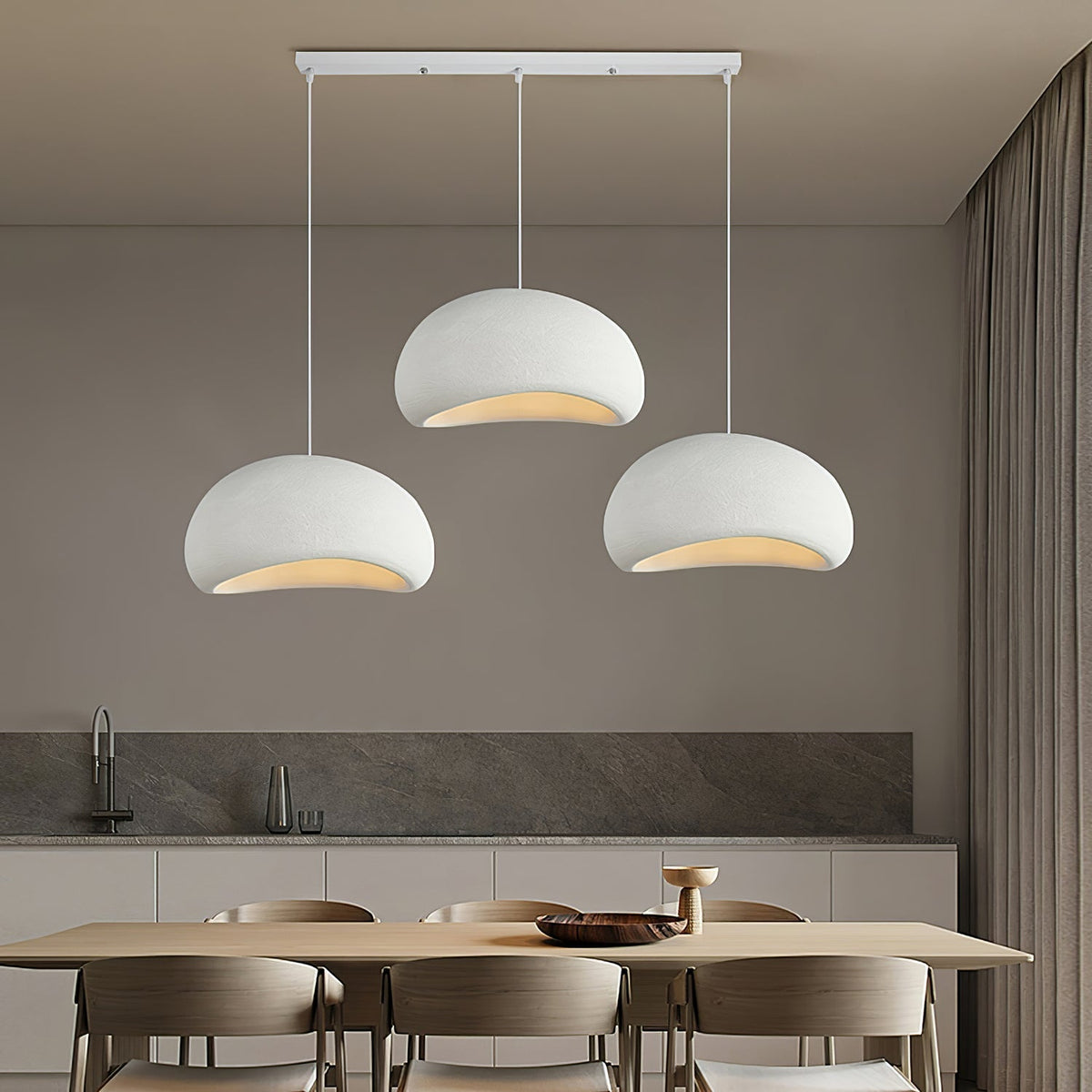 Lampadario moderno minimalista a cupola con LED a 1 luce