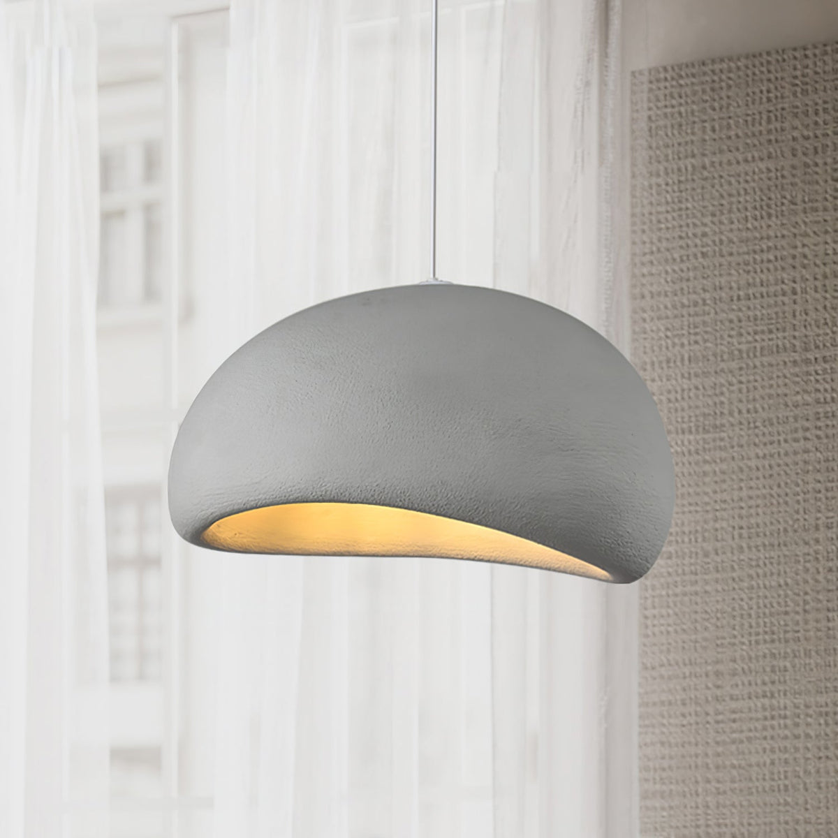 Lampadario moderno minimalista a cupola con LED a 1 luce