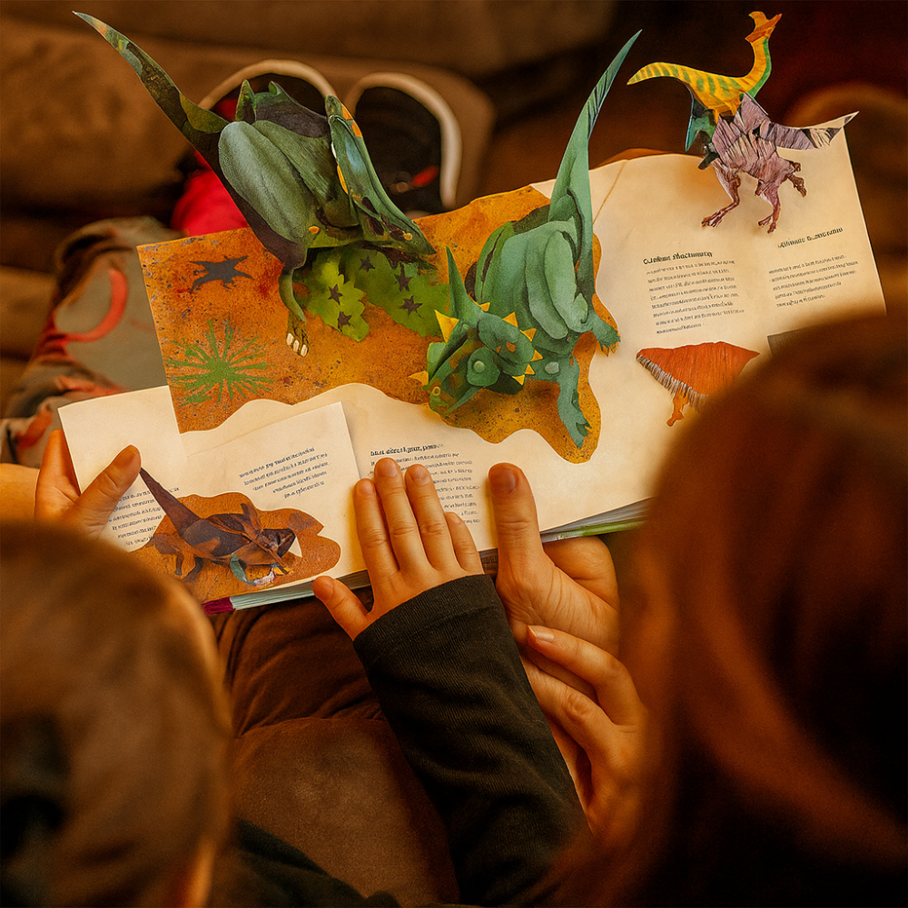 Children Dinosaur Pop-Up Book - 3D Interactive Educational Science Gift