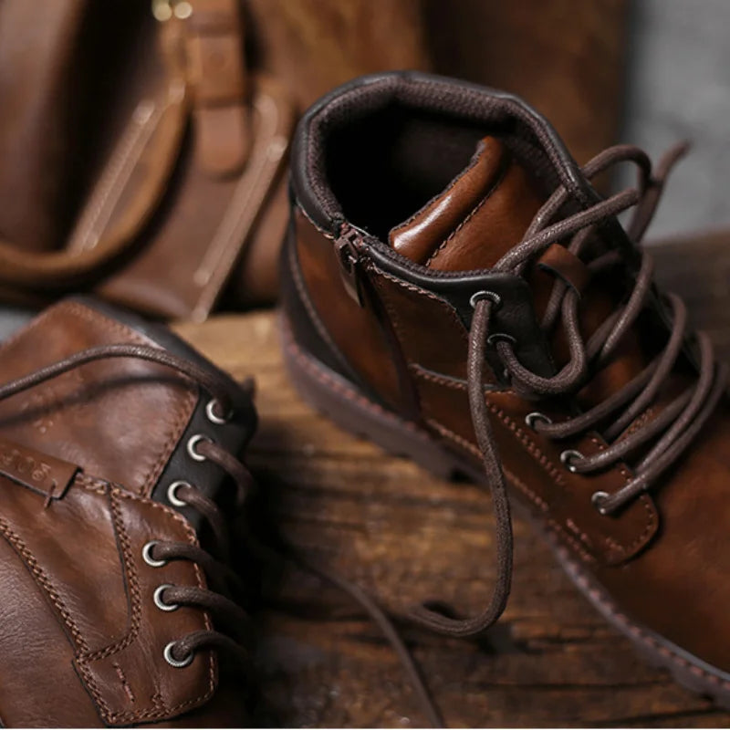 David 1905 | Botines de trabajo de cuero para hombres