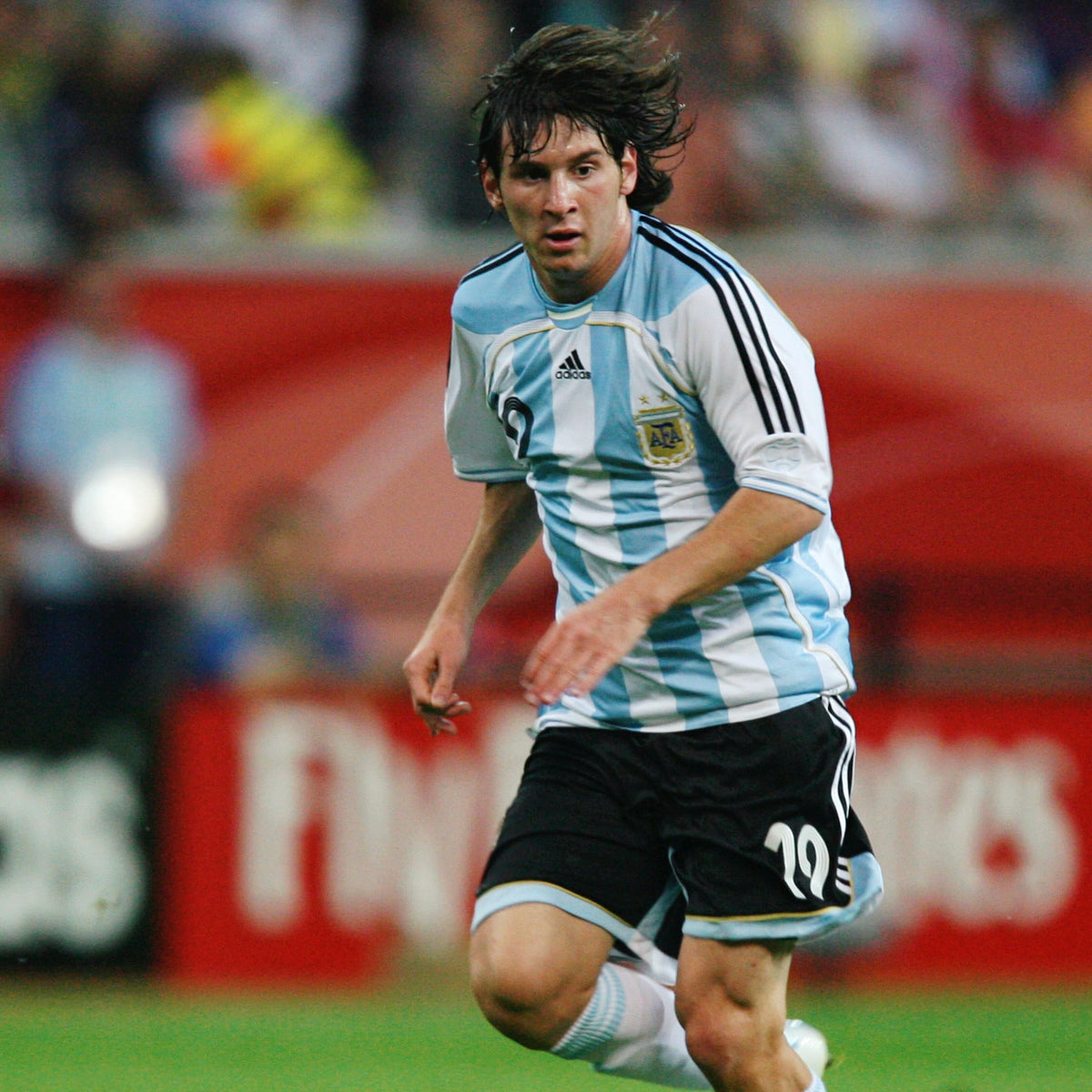 Camiseta de local de Messi Argentina Copa Mundial 2006
