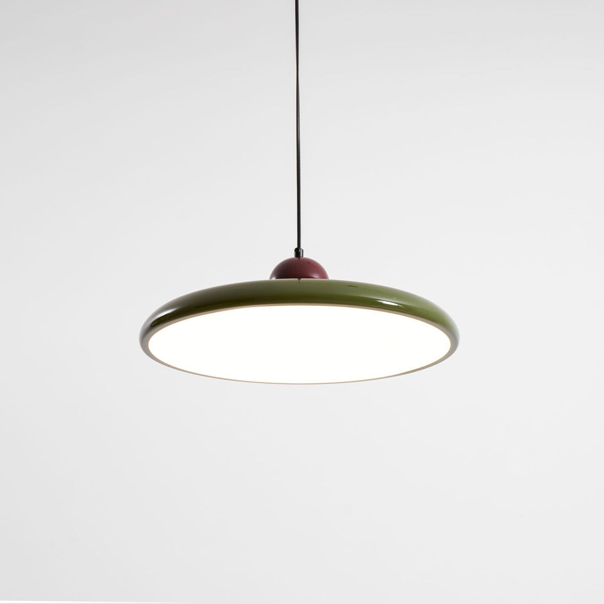 Lampadario moderno a disco LED a spina a 1 luce