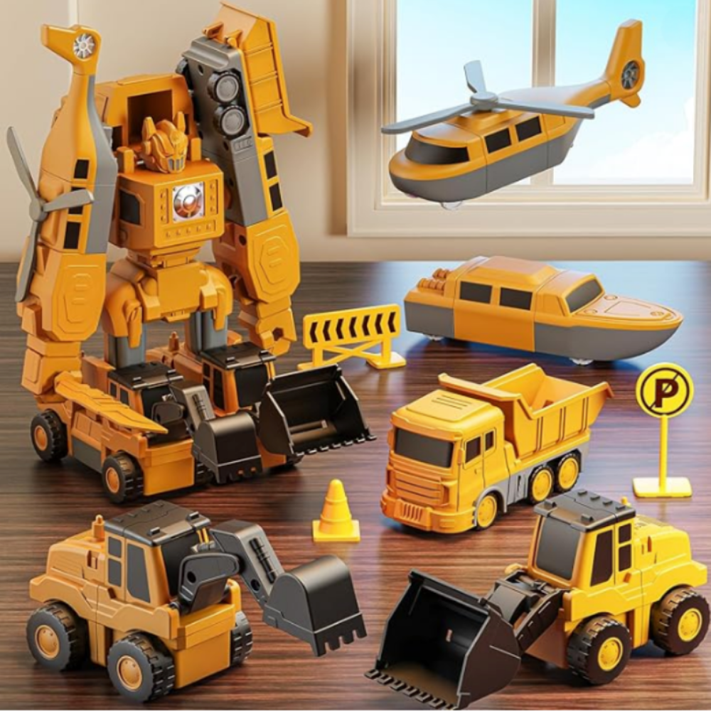 Magnetische Bausteine Transformierendes Roboter-Spielzeugset
